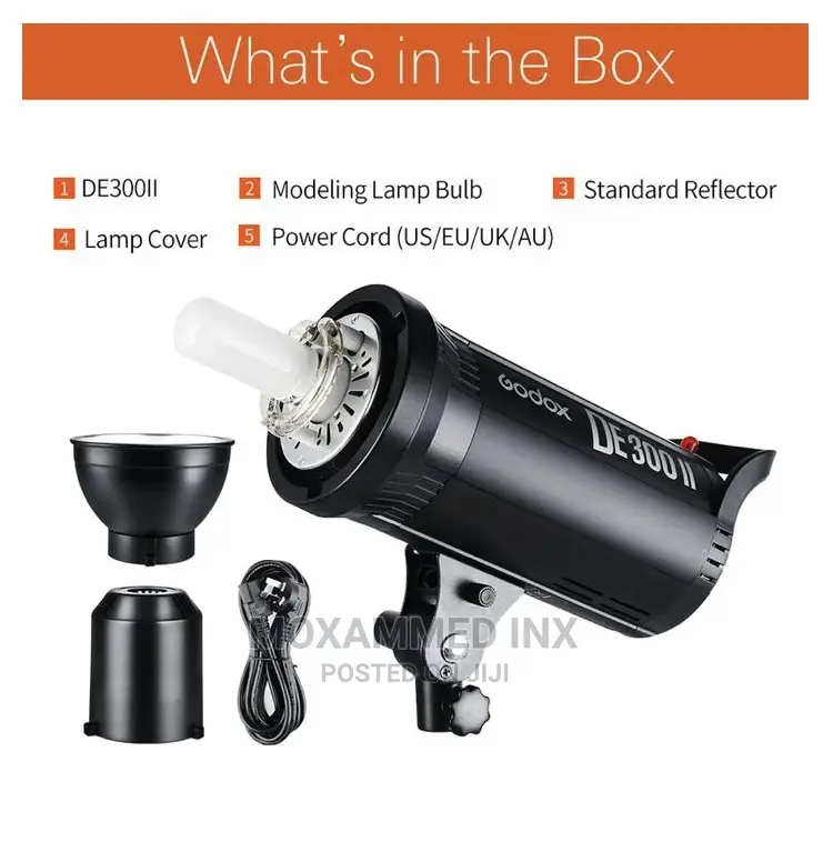 Goddox DE300II 300WS Studio Flash Light