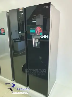 Hisense Mirror Finish Side by Side Door No Frost Fridge
