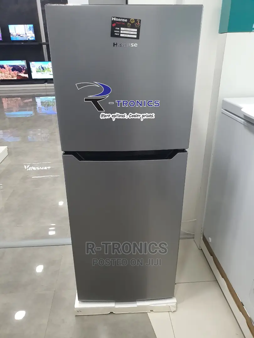 Hisense Silver Double Door Refrigerator 132L – RD-17DR4SMA