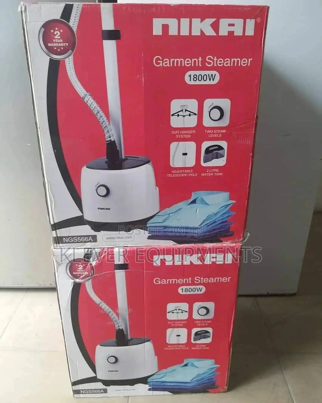 Nikai Garment Steamer (Pasi Ya Mvuke)