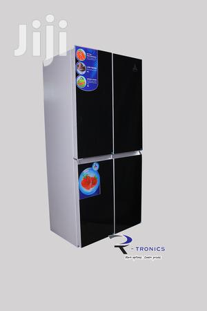 Delta Side By Side 4 Doors 406L Refrigerator – Black