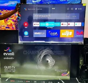 Evvol QLED TV With Sound Bar 55 Inches
