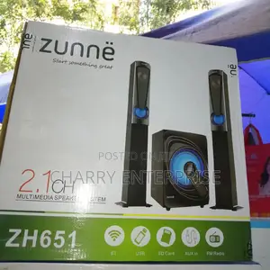 ZUNNE Subwofer With 2 Tower Speakers