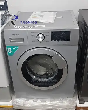 Hisense Washing Machine WHFV8012S Silver 8kg Front Load