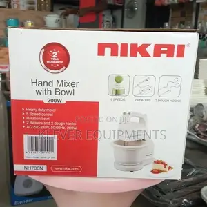 Nikai Hand Mixer With Bowl
