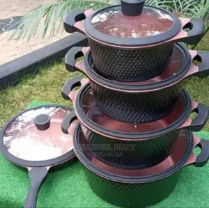 Sufuria Nzito Yenye Mifuniko Ya Kubana