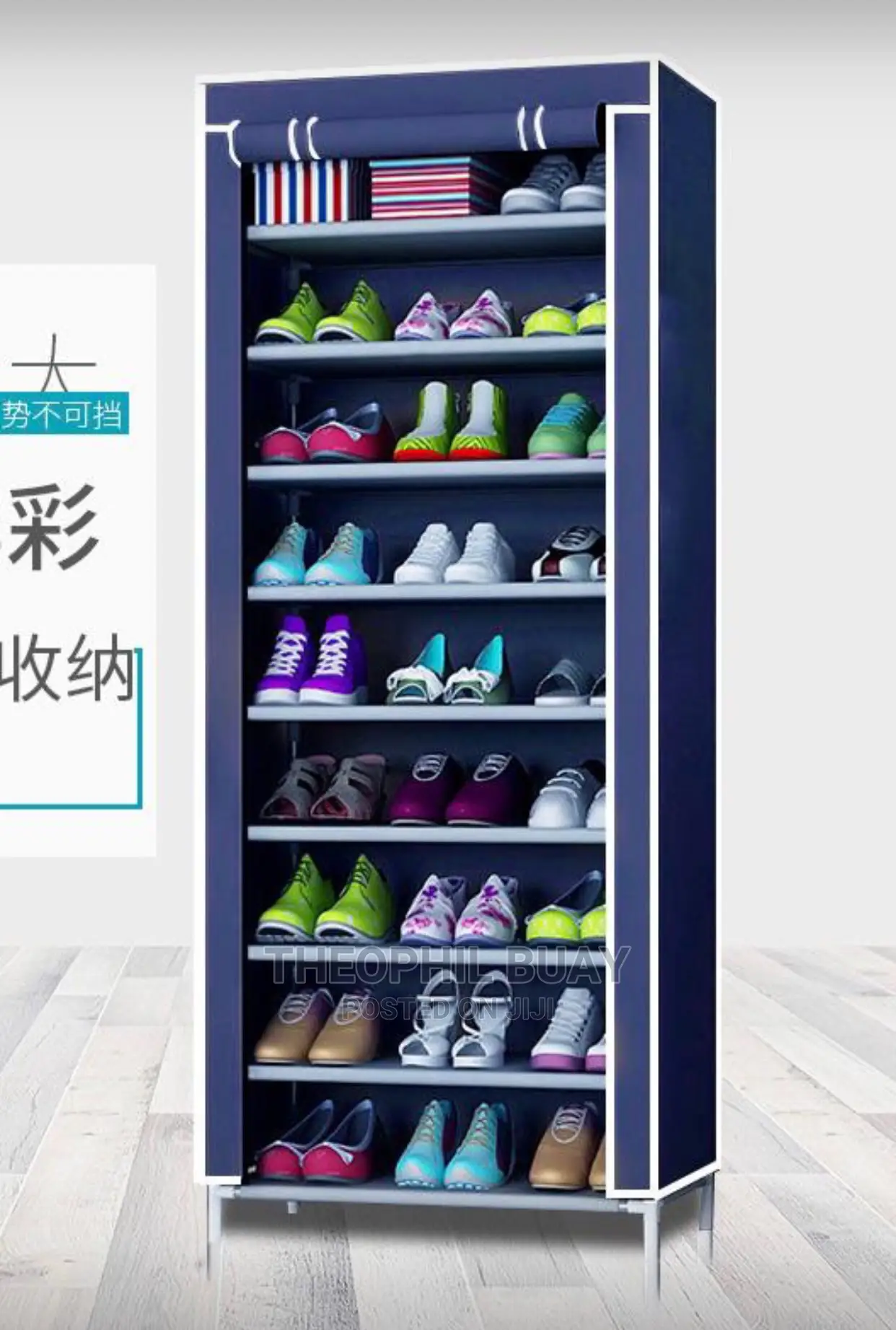 Shoerack Blue Wadrobe Ngazi 9