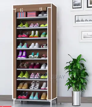 Brown Shoe Rack Wardrobe Ngazi 9