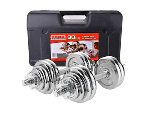 Chrome Dumbbell Set Kg30