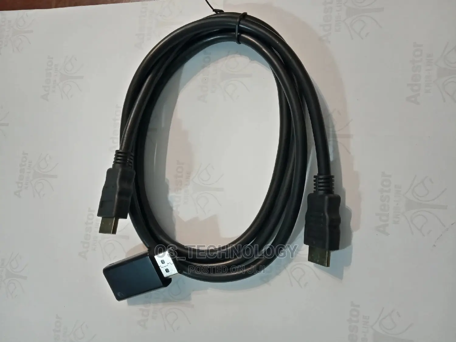 Hdmi Cable 1.5M + Display Adapta Bure Kabisa