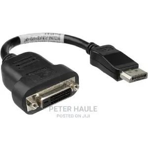 Male Displayport to Female DVI Adapter Cable