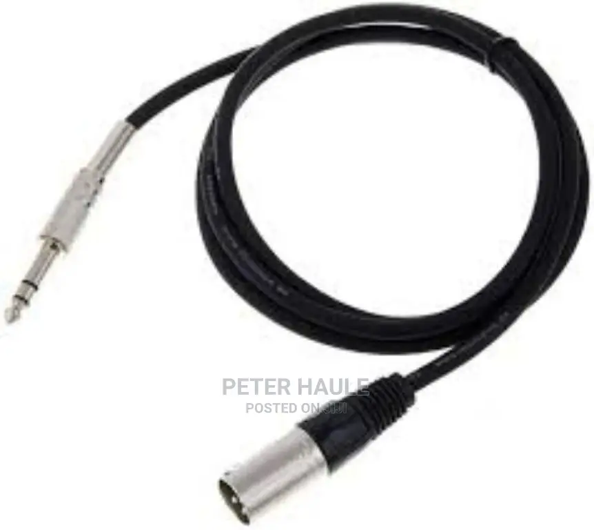 XLR Male to Balanced 6.3 Mm Jack
Length: 1.5m