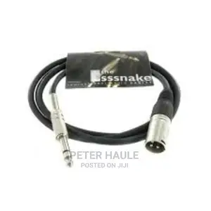 XLR Male to Balanced 6.3 Mm Jack
Length: 1.5m