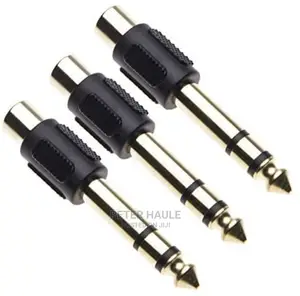 6.35mm Jack to 1 RCA Adapter