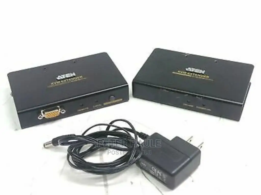 ATEN KVM Extender CE250AL Only 1x AC Adapter Power on Tested
