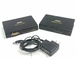 ATEN KVM Extender CE250AL Only 1x AC Adapter Power on Tested