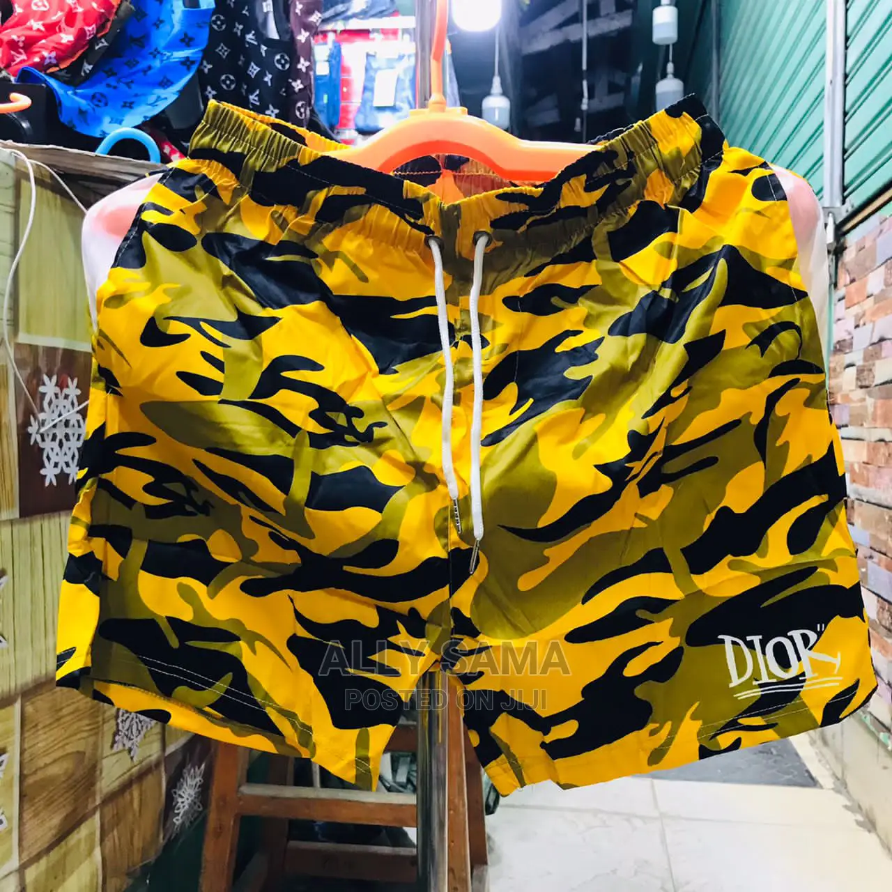 Men's Short Pens Black Yellow