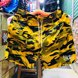 Men's Short Pens Black Yellow