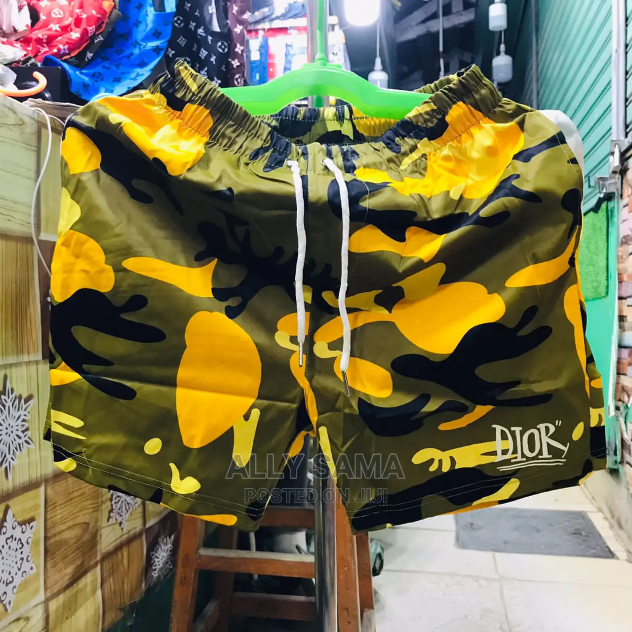 Men's Short Pens Black Yellow
