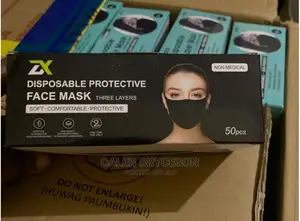 Black Face Mask-3ply