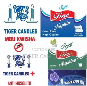 Candles, Napkins, Tissues