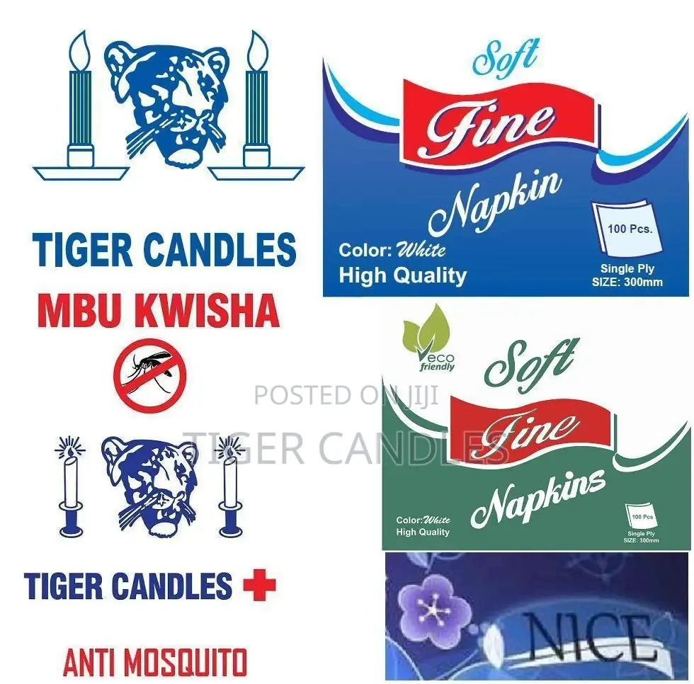 Candles, Napkins, Tissues