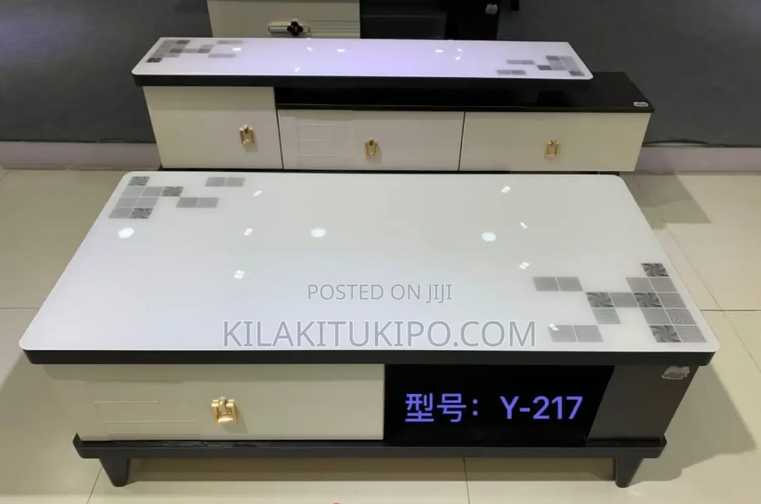 High Quality Coffee Table TV Bench Set 2pcs