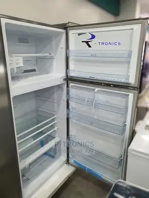 Hisense Silver Double Door Refrigerator 490L