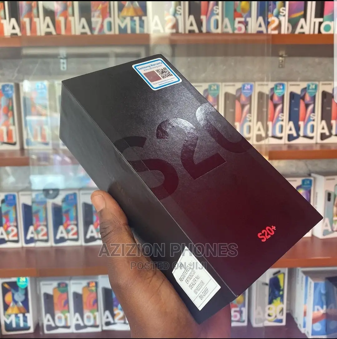 New Samsung Galaxy S20+ 5G 128 GB Black