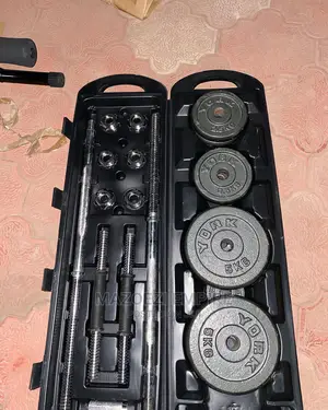 Black Dumbels Barbel Set 50kg