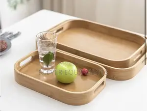 3pcs Bamboo Tray Set