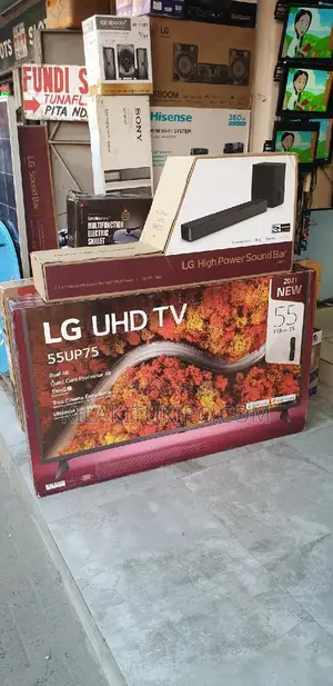 LG Uhd TV 55 LG Sound Bar 600W