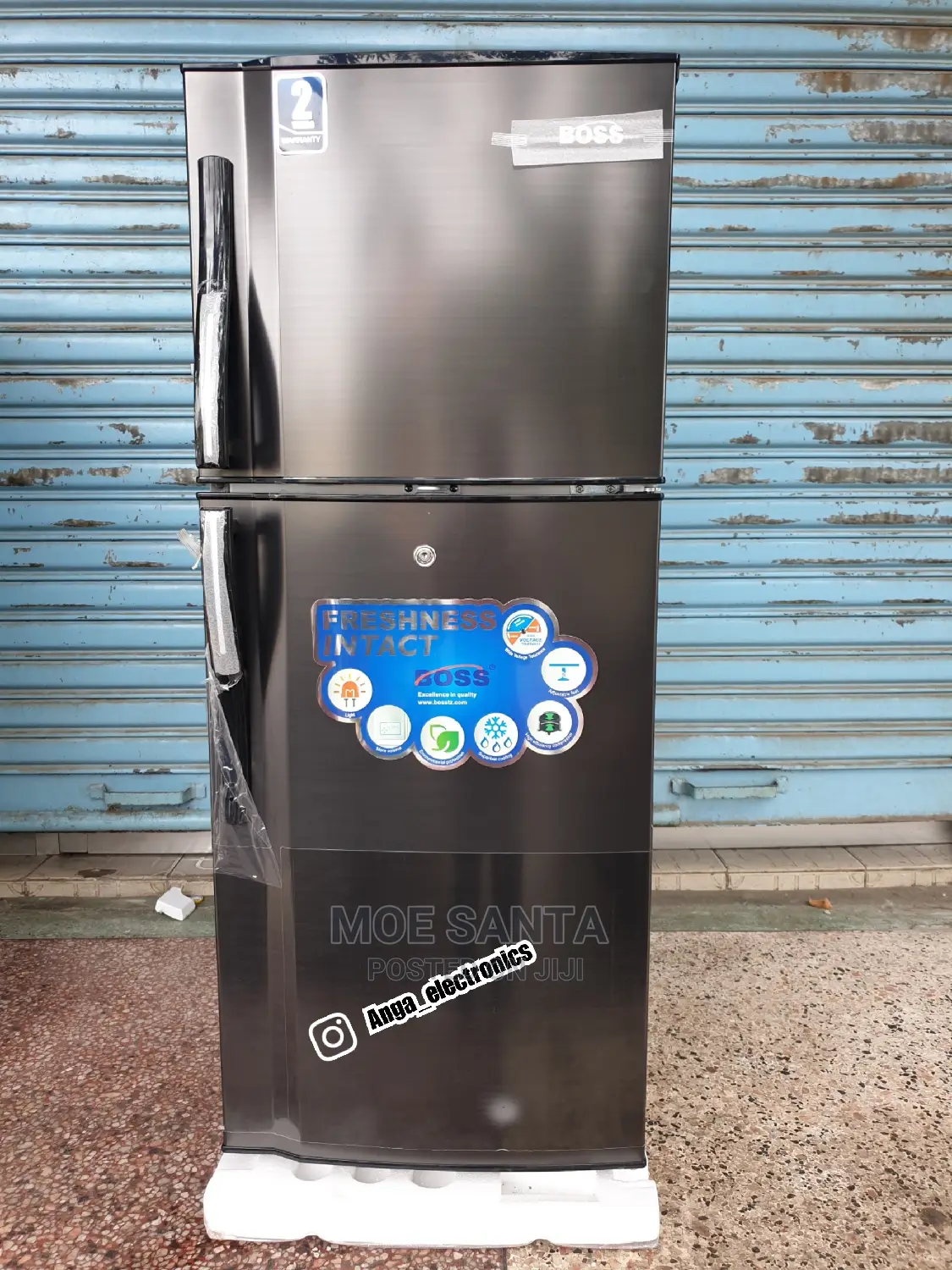 Bods Fridge Litre 165 Ss
