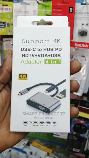 USB - C to Hdtv+Vga+Usb.