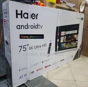 Haier Android 4K Ultra HD Tv75 Inches