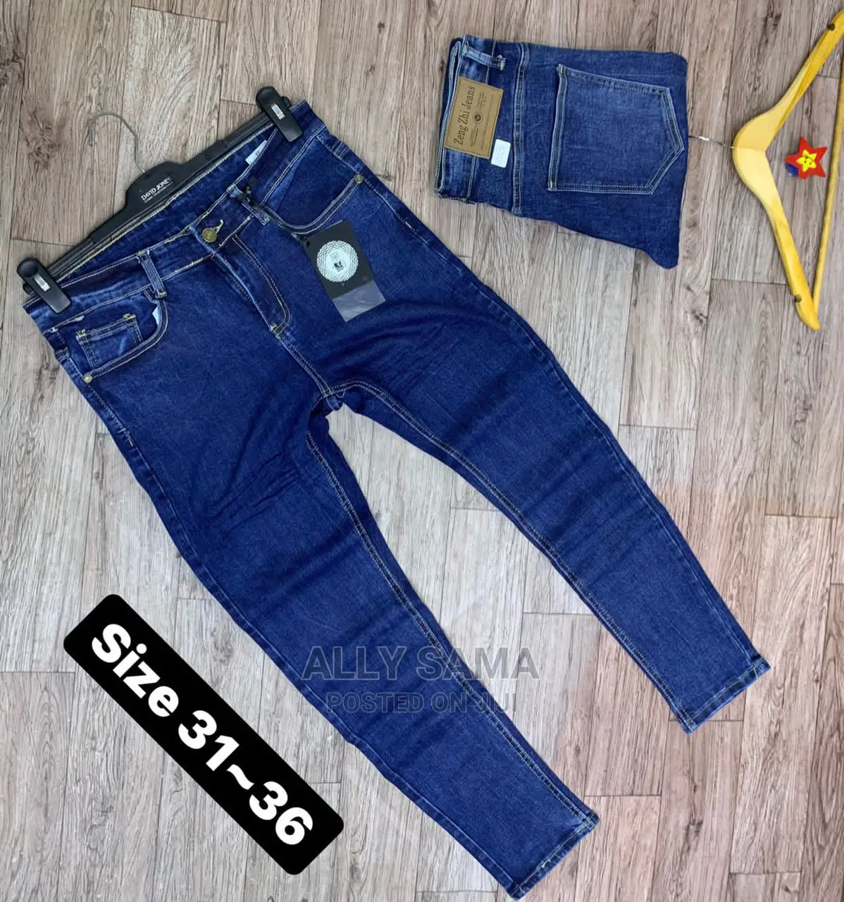 Men's Jeans Blue Black