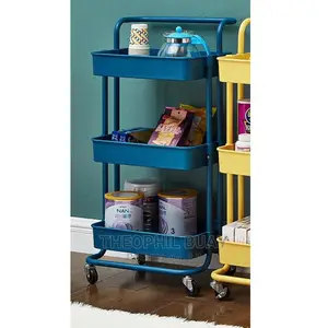 Trolley Tray Three Layers Hard in Blue