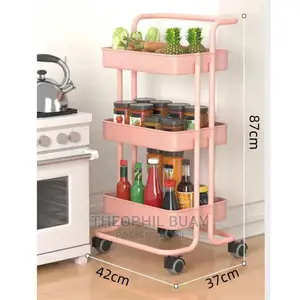 Trolley Tray Hard Orange Color