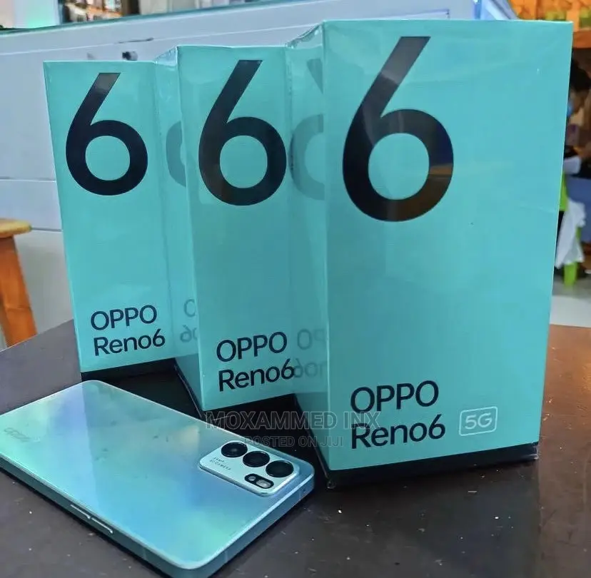 New Oppo Reno6 5G 128 GB Black
