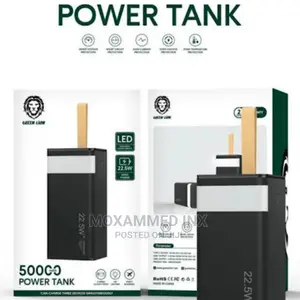 Green Heavy Duty Power Bank 50,000mah