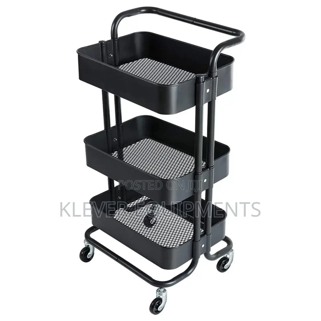 3 Layer Steel Rack Shelf Storage Trolley Cart