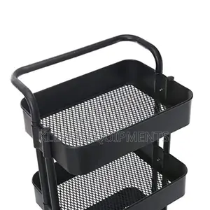 3 Layer Steel Rack Shelf Storage Trolley Cart