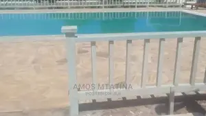 Fence Ofwhite Plastic Timber