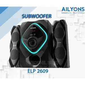 Lyons Subwoofer Two Speakers ELP-2609