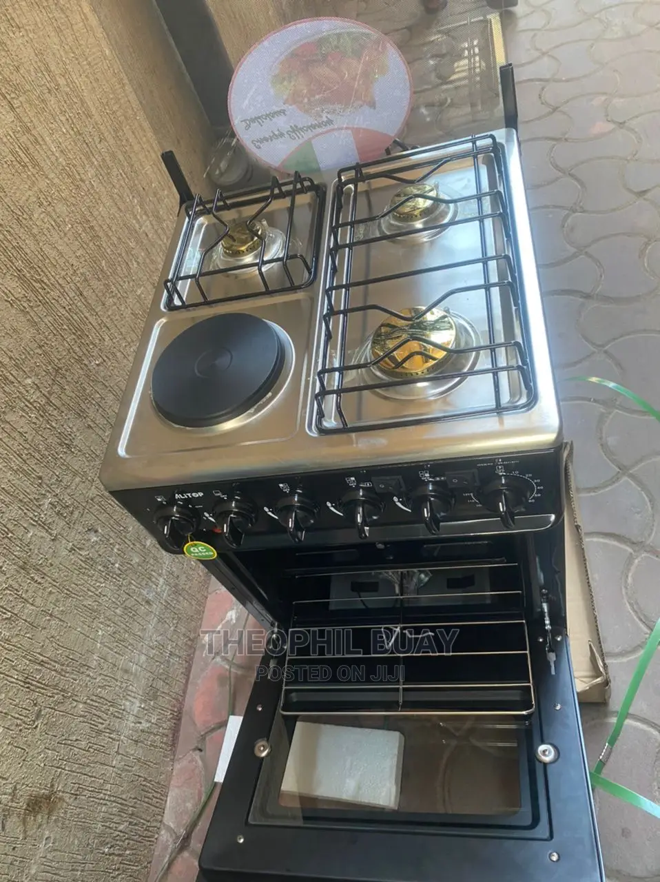 Gas Oven 50x50 Umeme Moja Na Gas Tatu