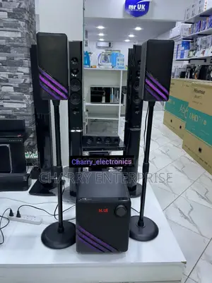 Subwoofer Mr UK With 2 Tower Speakers