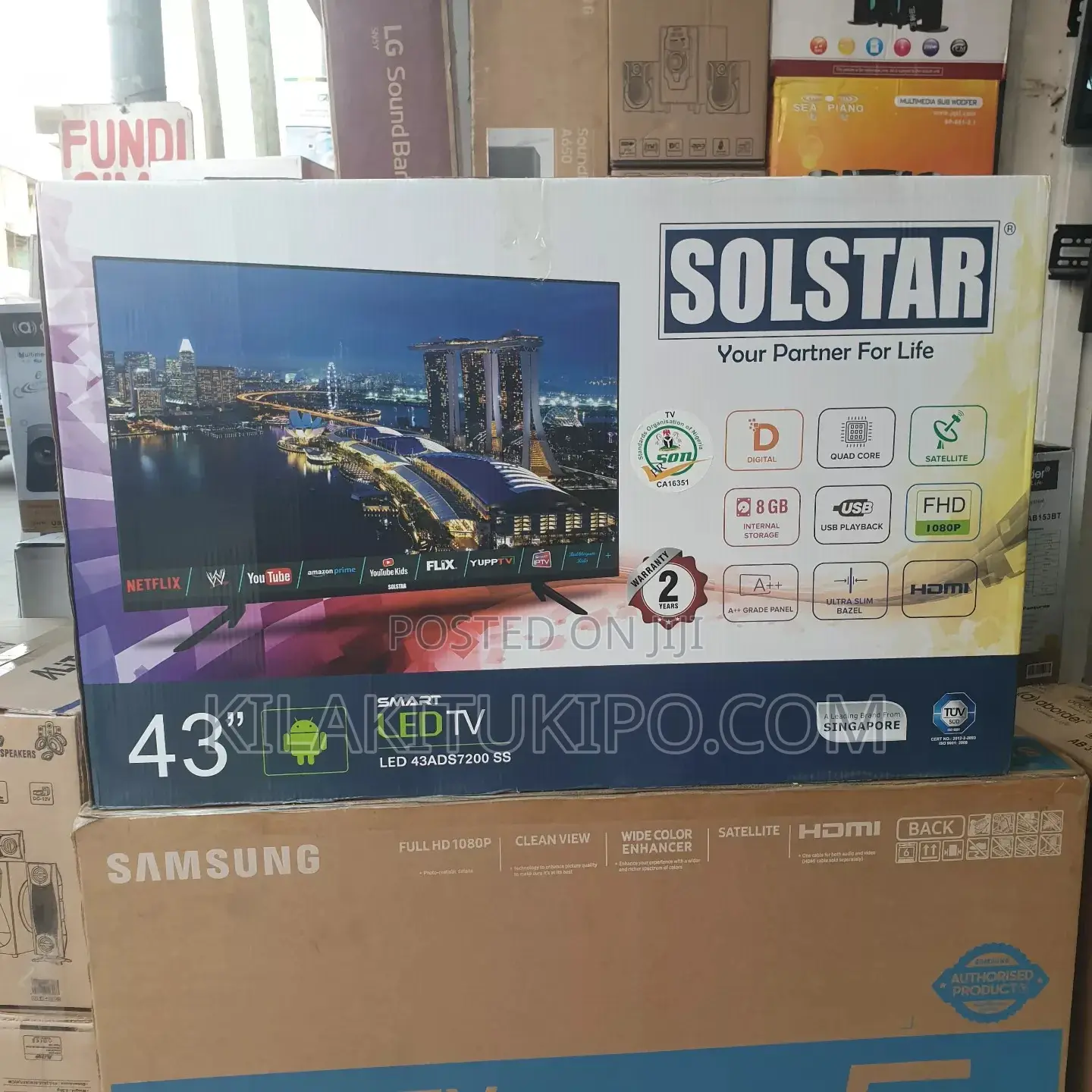 Solstar Smart Android LED TV 43