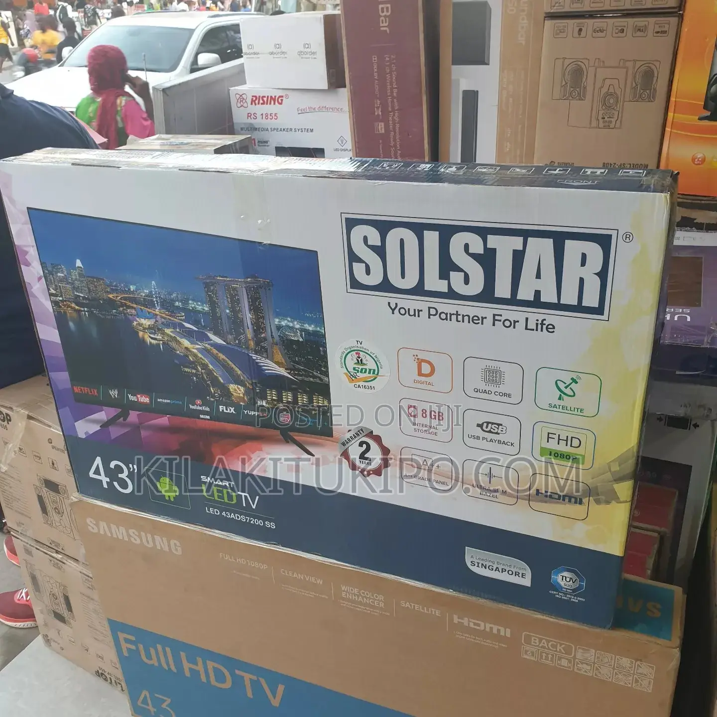 Solstar Smart Android LED TV 43
