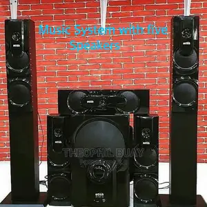 Boss Music System With Five Speakers