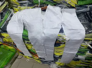 Men Jeans Full White